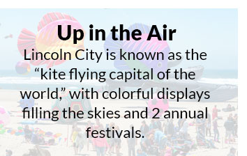 explore lincoln city kite flying