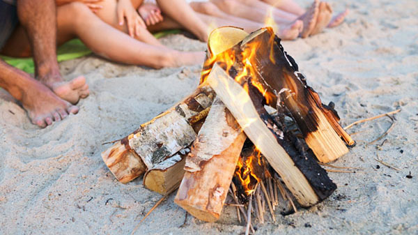 beach bonfire package